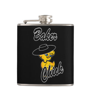 Baker Chick #4 Flachmann