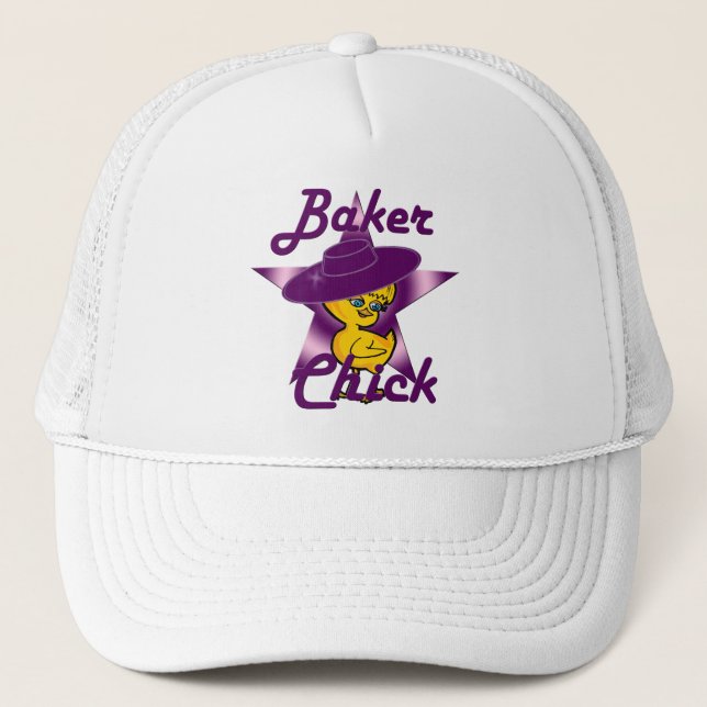 Baker Chick #9 Truckerkappe (Vorderseite)