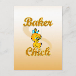 Baker Chick Postkarte