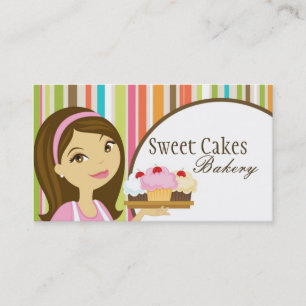 Baker Cup Cakes Bakery Sweet Traitements Carte de