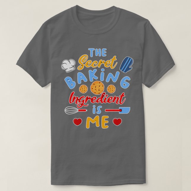Baker Dessert Mama Geboren Confiserie Konditorei B T-Shirt (Design vorne)