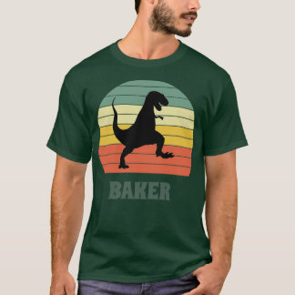 Baker Dinosaur Funny Baker Geschenkidee T-Shirt
