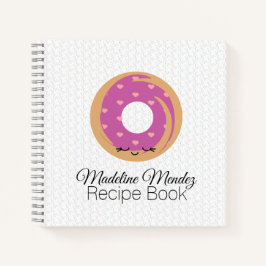 Baker Donut Spiral Notebook Kinder Rezept Buch