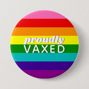 Baker Gay Pride Flag Regenbogen Streifen Proudly V Button