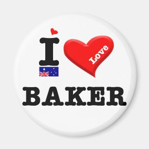 BAKER - I Liebe Magnet