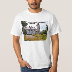 Baker Island Lighthouse, Maine T - Shirt