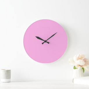 Baker Miller Pink Große Wanduhr
