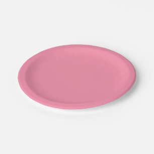 Baker-Miller pink (Vollfarbe) Pappteller