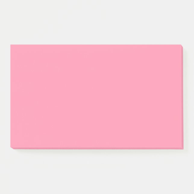 Baker-Miller pink (Vollfarbe) Post-it Klebezettel (Vorderseite)