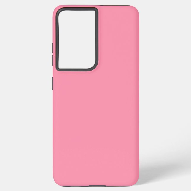 Baker-Miller pink (Vollfarbe) Samsung Galaxy Hülle (Rückseite)
