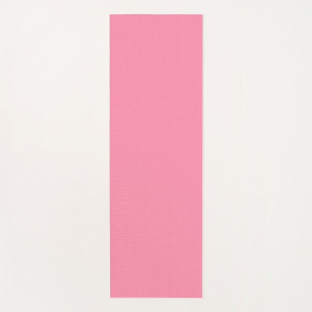Baker-Miller pink (Vollfarbe) Yogamatte (Vorderseite)
