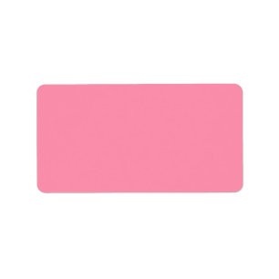 Baker Miller Rosa Farbe Adressaufkleber