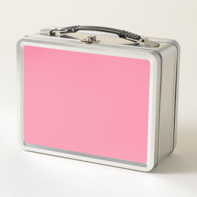 Baker Miller Rosa Farbe Metall Brotdose (Vorderseite)