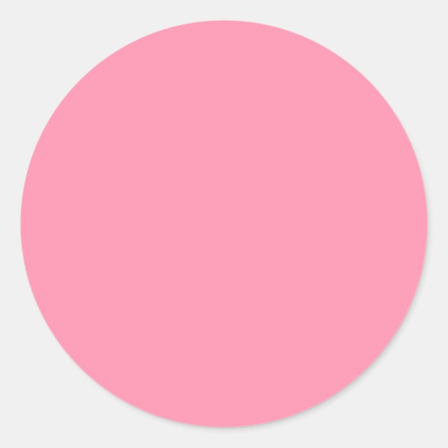 Baker Miller Rosa Farbe Runder Aufkleber (Vorderseite)
