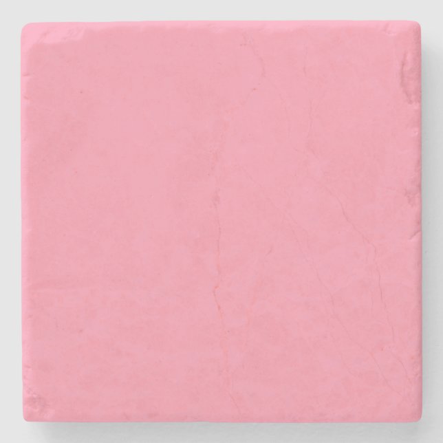 Baker Miller Rosa Farbe Steinuntersetzer (Vorderseite)