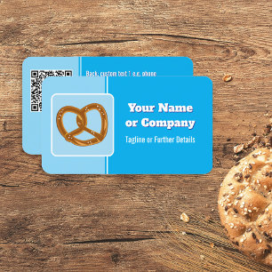 Baker oder Event Caterer Pretzel oder Ihr Logo und Visitenkarte