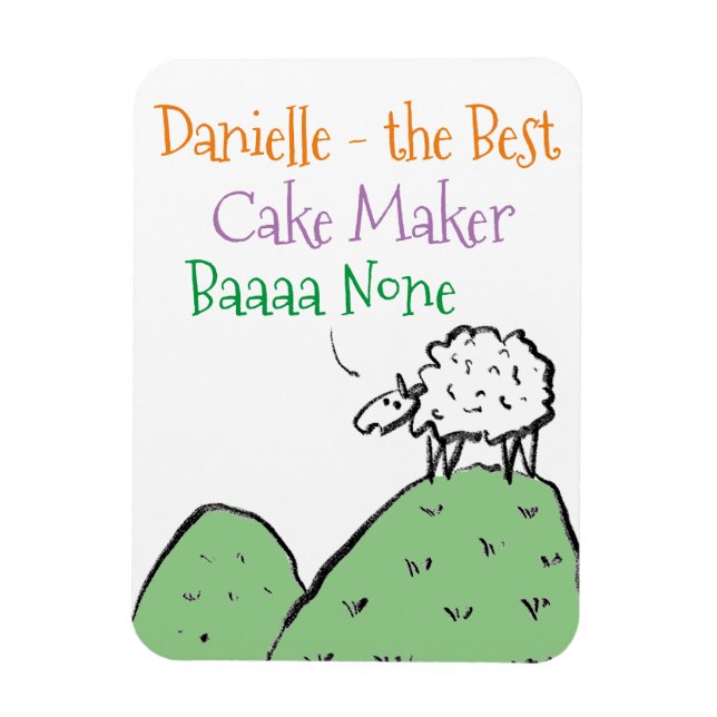 Baker- oder Kuchenmacher Magnet (Vertikal)