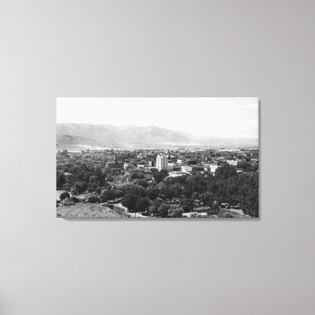 Baker, Oregon Town View FotografBaker, OR Leinwanddruck (Vorderseite)