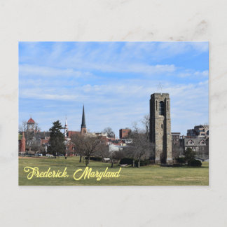 Baker Park Frederick Maryland Postkarte