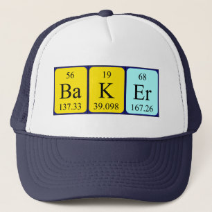 Baker Periodenname Truckerkappe