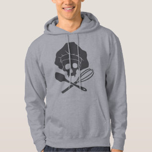Baker-Schädel mit Toque Hoodie