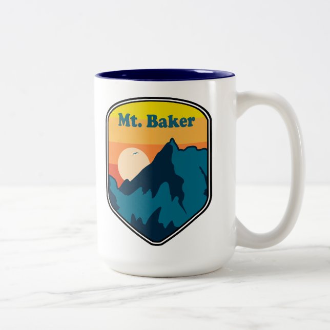 Baker Washington Sunrise Zweifarbige Tasse (Rechts)