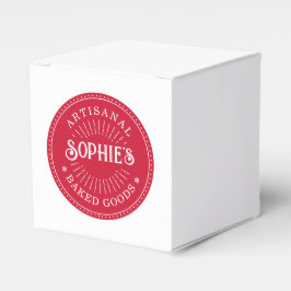 Baker's Bakery Red Logo Box Geschenkschachtel