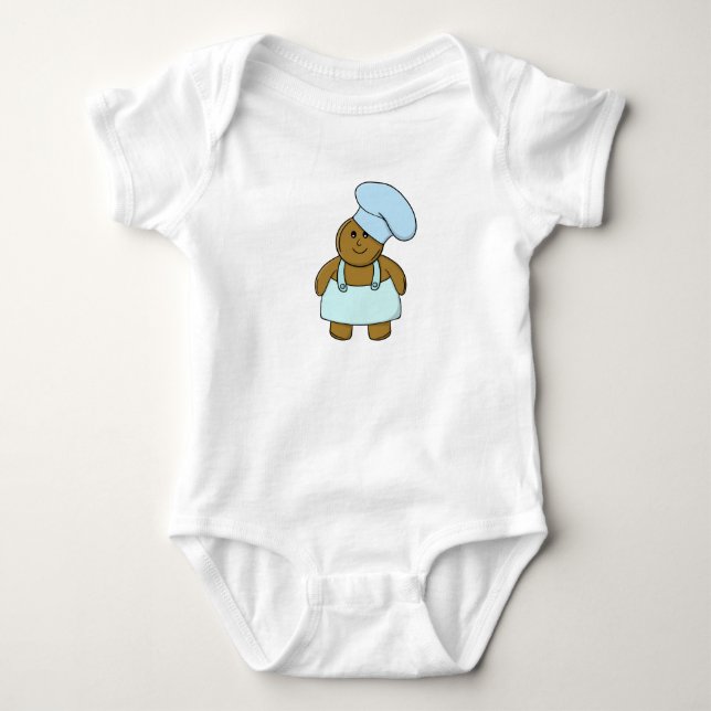 Baker's Gingerbread Cookie Baby Strampler (Vorderseite)