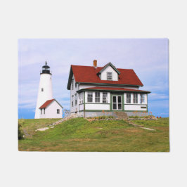 Bakers Island Lighthouse, Massachusetts Door Mat Fußmatte