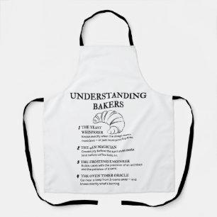 Bakers verstehen schürze