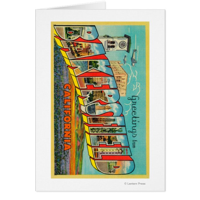 Bakersfield, Californie - Scènes de grandes lettre (Devant)