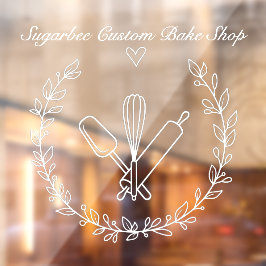 Bakery Bake Shop Business anpassen Fensteraufkleber