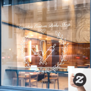 Bakery Bake Shop Business anpassen Fensteraufkleber