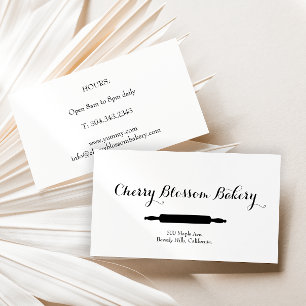 Bakery Business Card, Catering Visitenkarte