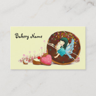 Bakery Business Card mit Fairy Visitenkarte