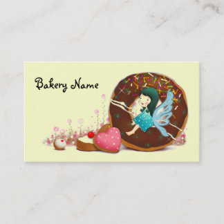 Bakery Business Card mit Fairy Visitenkarte