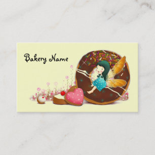 Bakery Business Card mit Fairy Visitenkarte