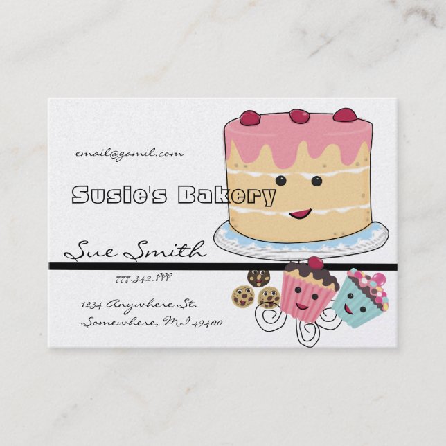 Bakery Business Card - Visitenkarte (Vorderseite)