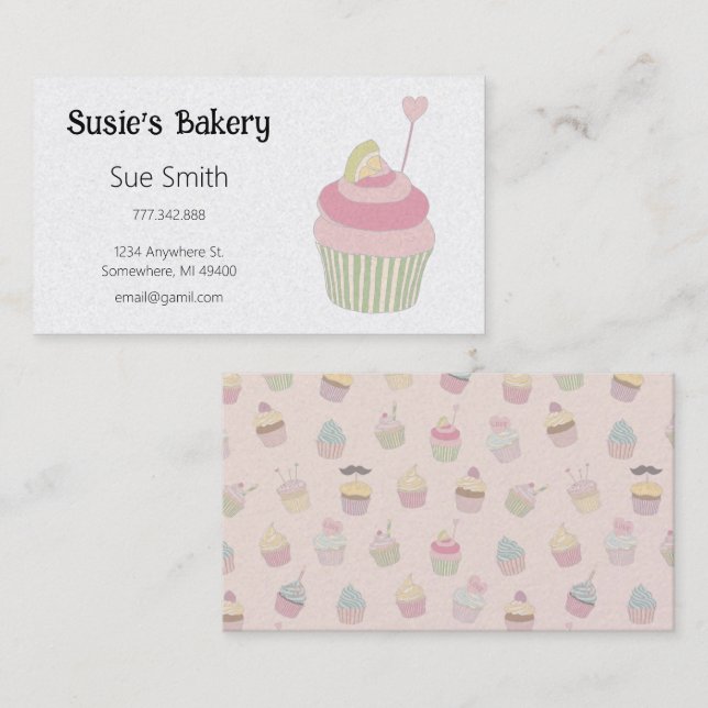 Bakery Business Card - Visitenkarte (Vorne/Hinten)