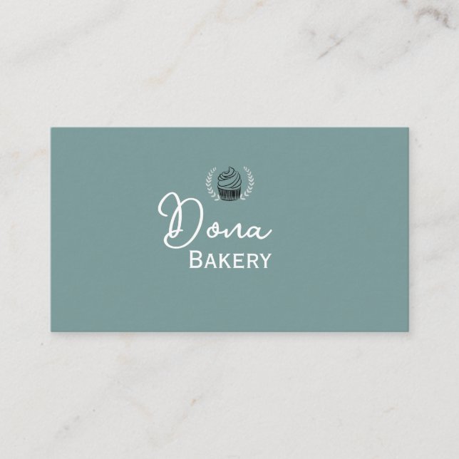 Bakery Business Card Visitenkarte (Vorderseite)