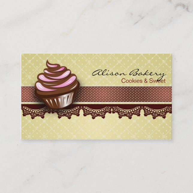 Bakery Business card Visitenkarte (Vorderseite)