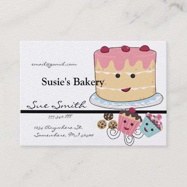 Bakery Business Card - Visitenkarte (Vorderseite)