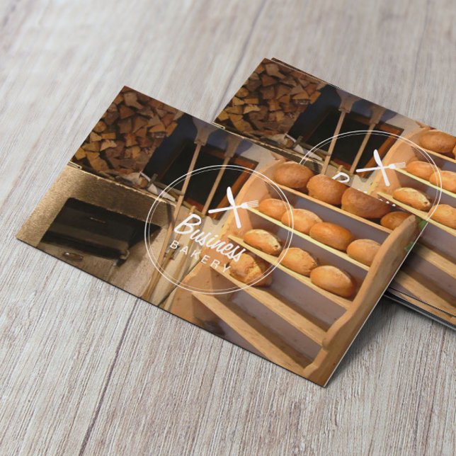 Bakery Business Cards Visitenkarte (Von Creator hochgeladen)