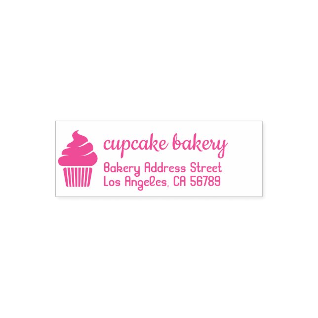 Bakery Simple Logo Cup Permastempel (Design)