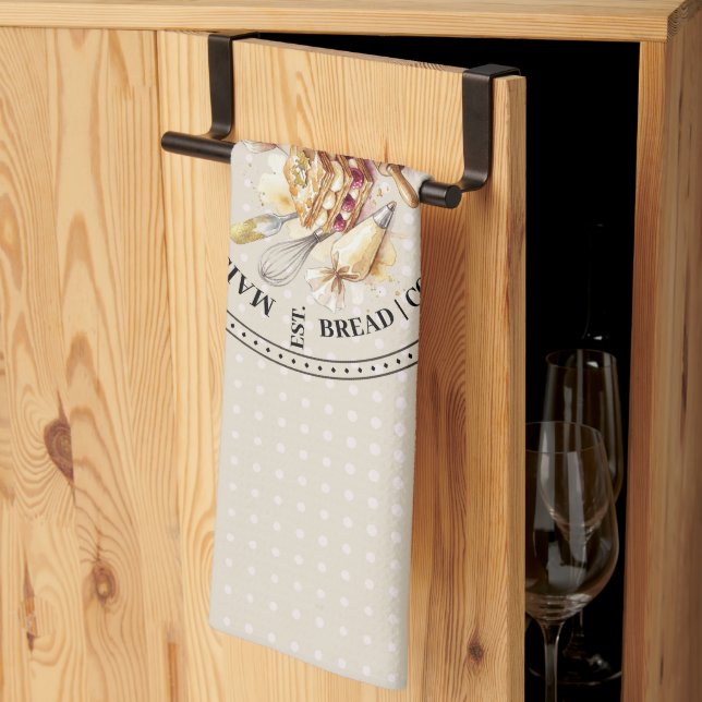 Bakery Store Pastry Chef Dessert Sweets Cake Baker Geschirrtuch (Drittel gefaltet)