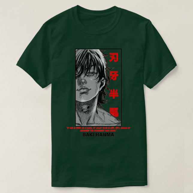 BAKI HANMA T-Shirt (Design vorne)