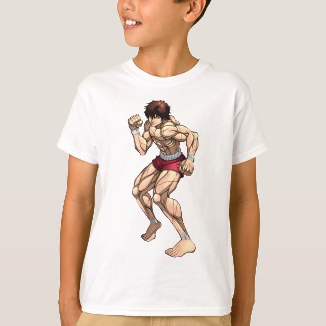 Baki le t-shirt de combat de la force de l'Grapple (Devant)