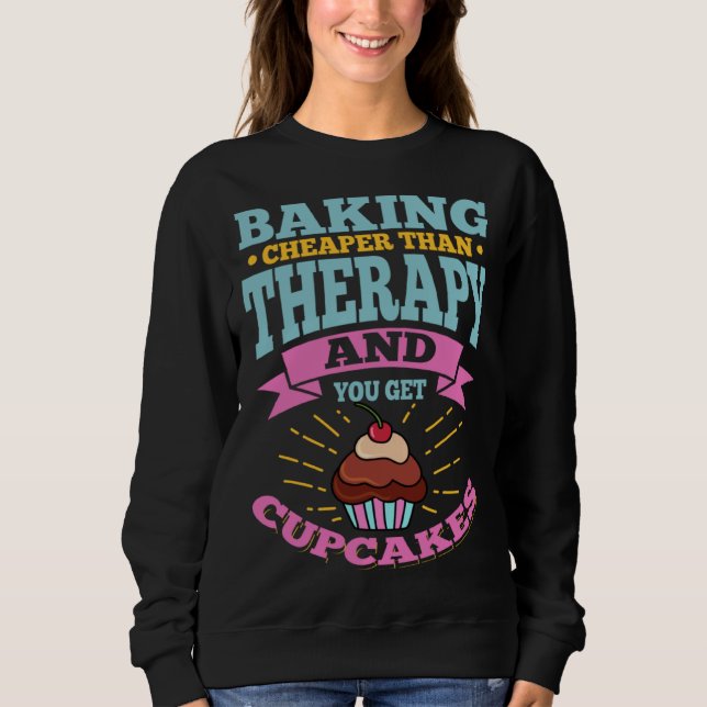 Baking Baker Pastry Chef Sweatshirt (Vorderseite)