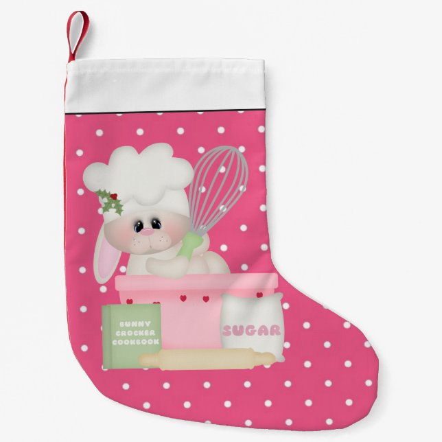 Baking Bunny Holiday Weihnachten Strumpf Kleiner Weihnachtsstrumpf (Vorderseite)