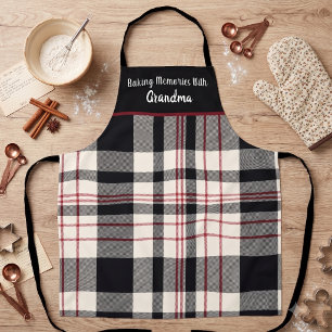 Baking-Erinnerungen Weihnachts-Kariert Benutzernam Schürze